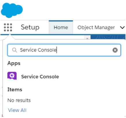 Service Console app